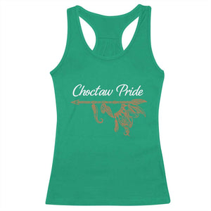 Choctaw Oklahoma OK Pride Native American Racerback Tank Top TS14 Irish Green Print Your Wear