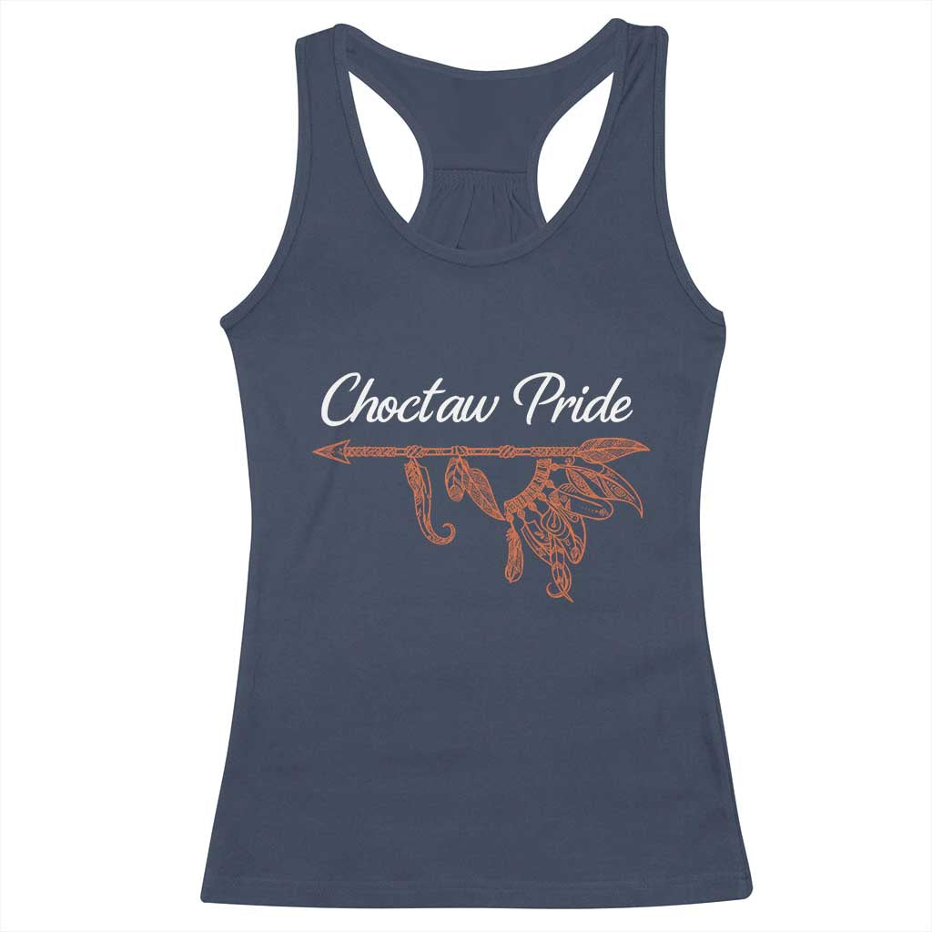 Choctaw Oklahoma OK Pride Native American Racerback Tank Top TS14 Navy Print Your Wear