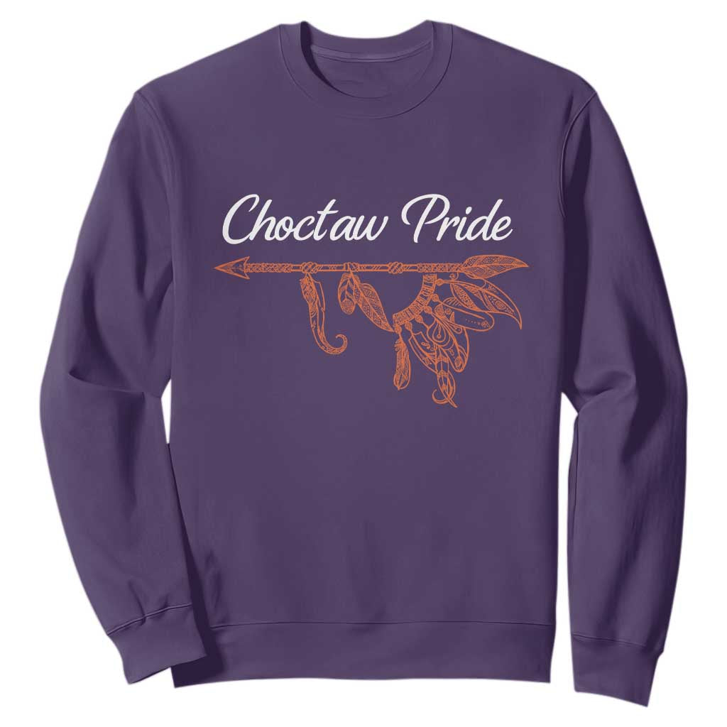 Choctaw Oklahoma OK Pride Native American Sweatshirt TS14 Purple Print Your Wear