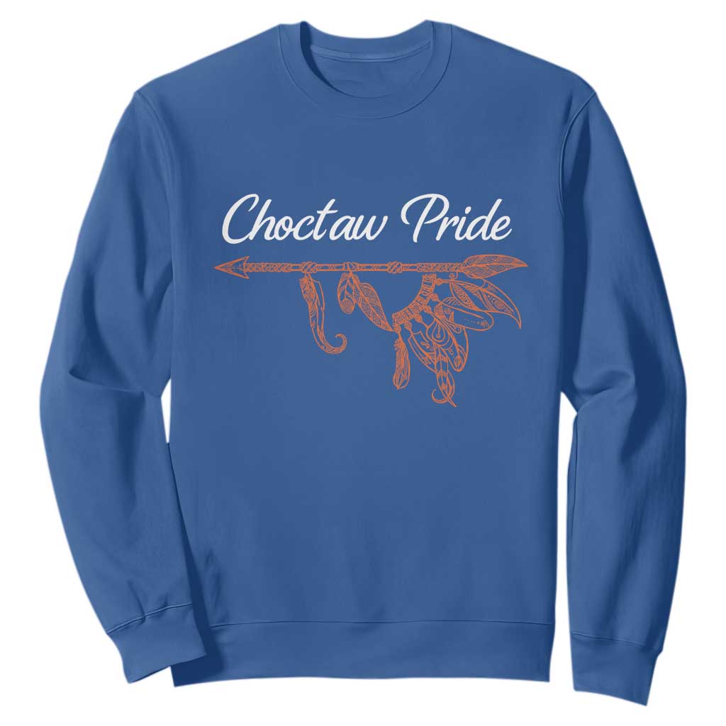 Choctaw Oklahoma OK Pride Native American Sweatshirt TS14 Royal Blue Print Your Wear