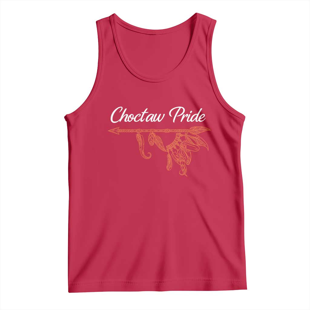 Choctaw Oklahoma OK Pride Native American Tank Top TS14 Red Print Your Wear
