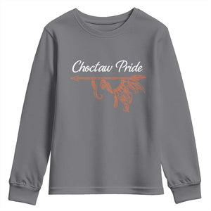 Choctaw Oklahoma OK Pride Native American Youth Sweatshirt TS14 Charcoal Print Your Wear