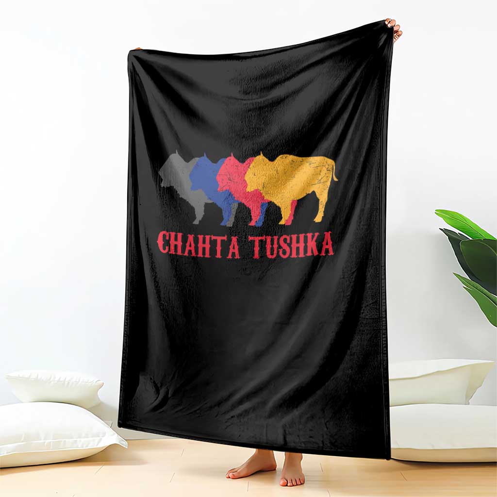 Choctaw Native American Chahta Tushka Throw Blanket TS14 Print Your Wear