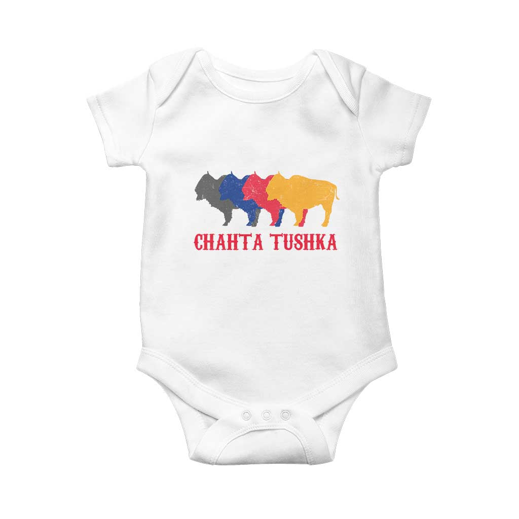 Choctaw Native American Chahta Tushka Baby Onesie TS14 White Print Your Wear