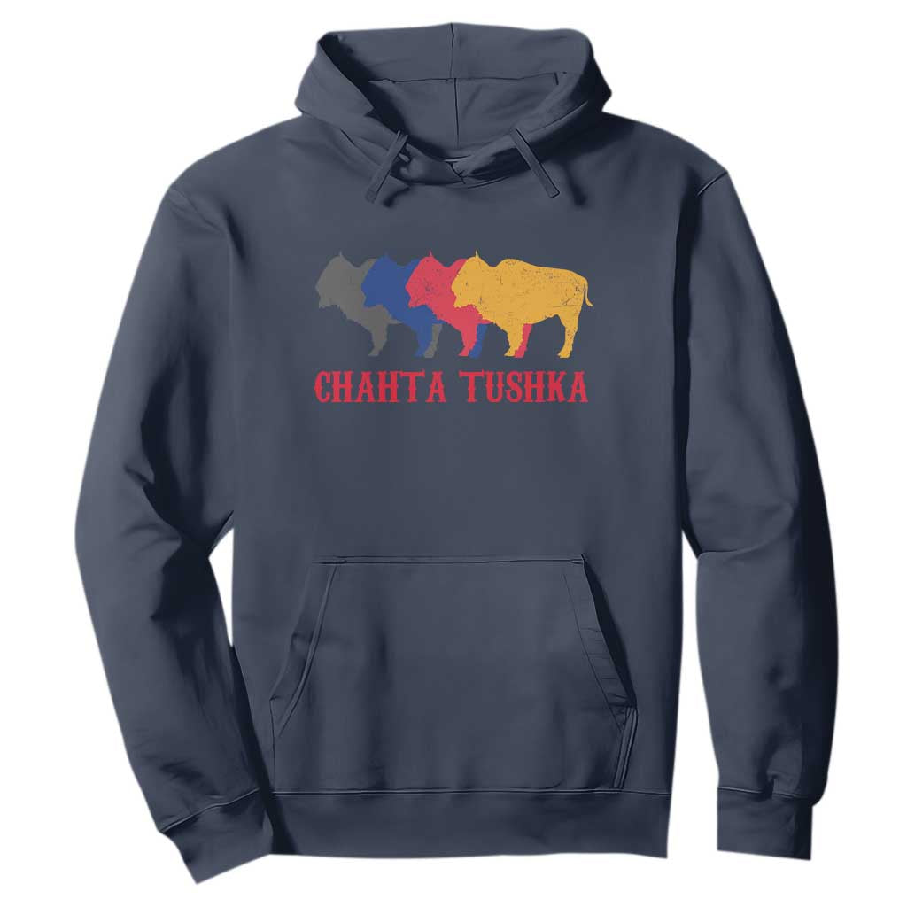 Choctaw Native American Chahta Tushka Hoodie TS14 Navy Print Your Wear