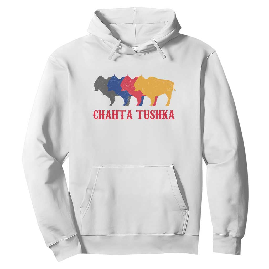 Choctaw Native American Chahta Tushka Hoodie TS14 White Print Your Wear