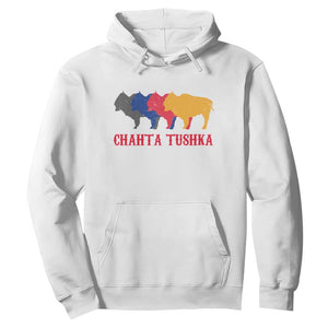 Choctaw Native American Chahta Tushka Hoodie TS14 White Print Your Wear