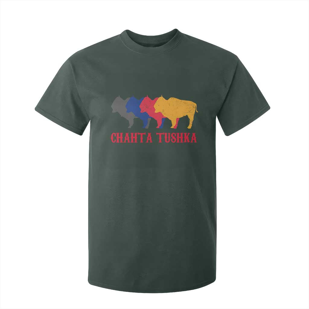 Choctaw Native American Chahta Tushka T Shirt For Kid TS14 Dark Forest Green Print Your Wear