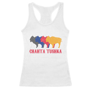 Choctaw Native American Chahta Tushka Racerback Tank Top TS14 White Print Your Wear