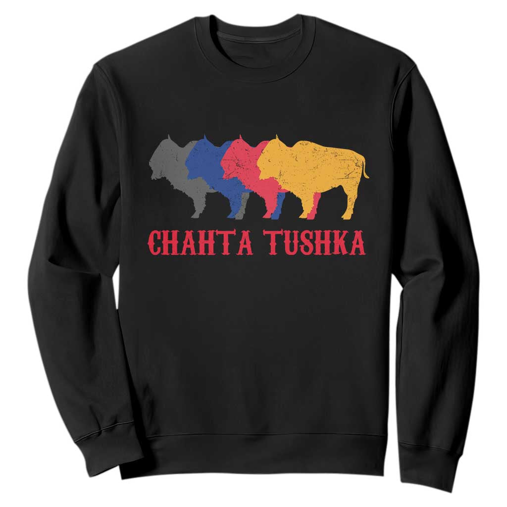 Choctaw Native American Chahta Tushka Sweatshirt TS14 Black Print Your Wear