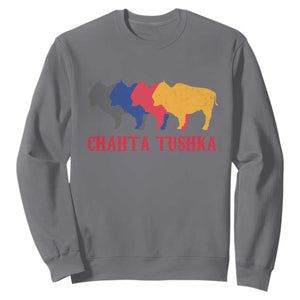 Choctaw Native American Chahta Tushka Sweatshirt TS14 Charcoal Print Your Wear