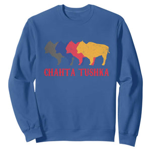 Choctaw Native American Chahta Tushka Sweatshirt TS14 Royal Blue Print Your Wear