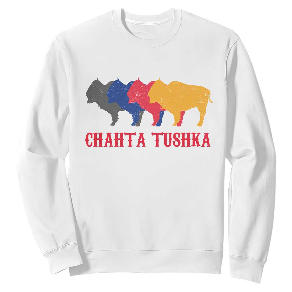 Choctaw Native American Chahta Tushka Sweatshirt TS14 White Print Your Wear