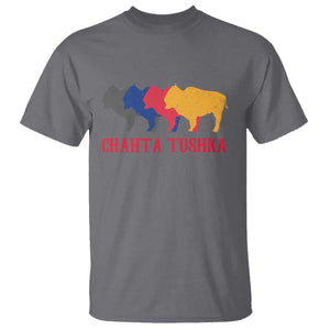 Choctaw Native American Chahta Tushka T Shirt TS14 Charcoal Print Your Wear