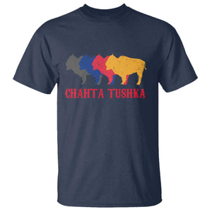 Choctaw Native American Chahta Tushka T Shirt TS14 Navy Print Your Wear