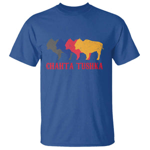 Choctaw Native American Chahta Tushka T Shirt TS14 Royal Blue Print Your Wear