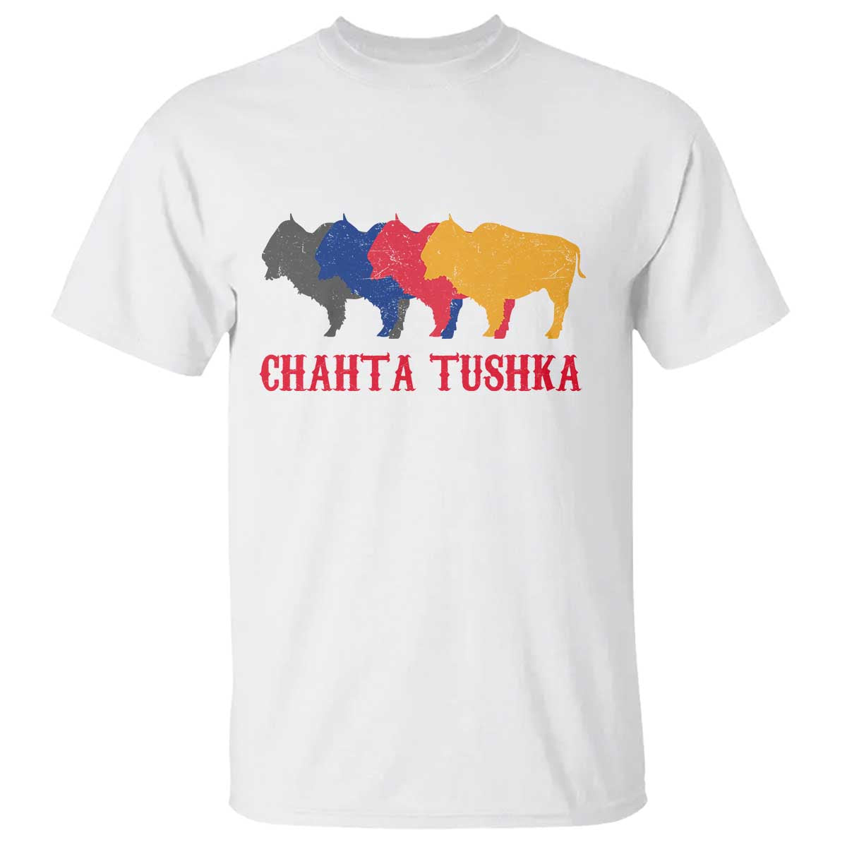 Choctaw Native American Chahta Tushka T Shirt TS14 White Print Your Wear