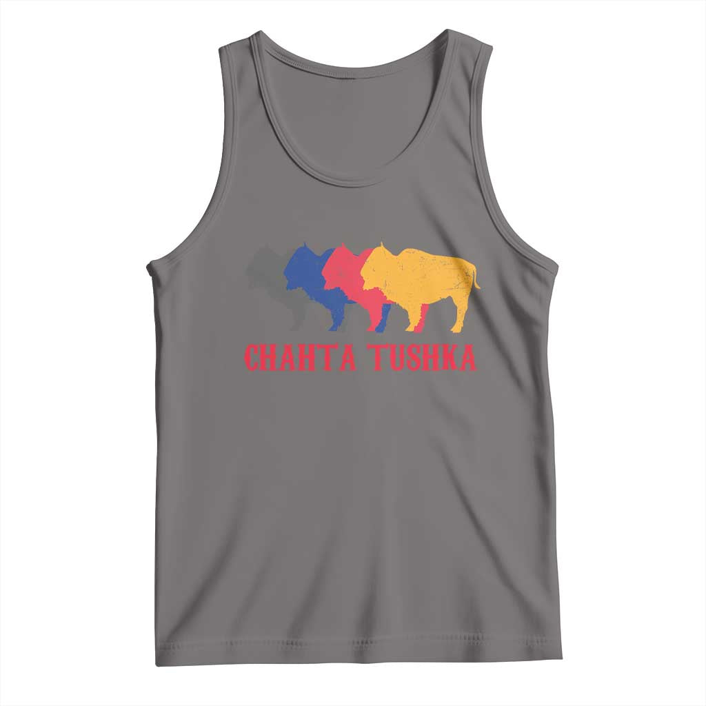 Choctaw Native American Chahta Tushka Tank Top TS14 Deep Heather Print Your Wear