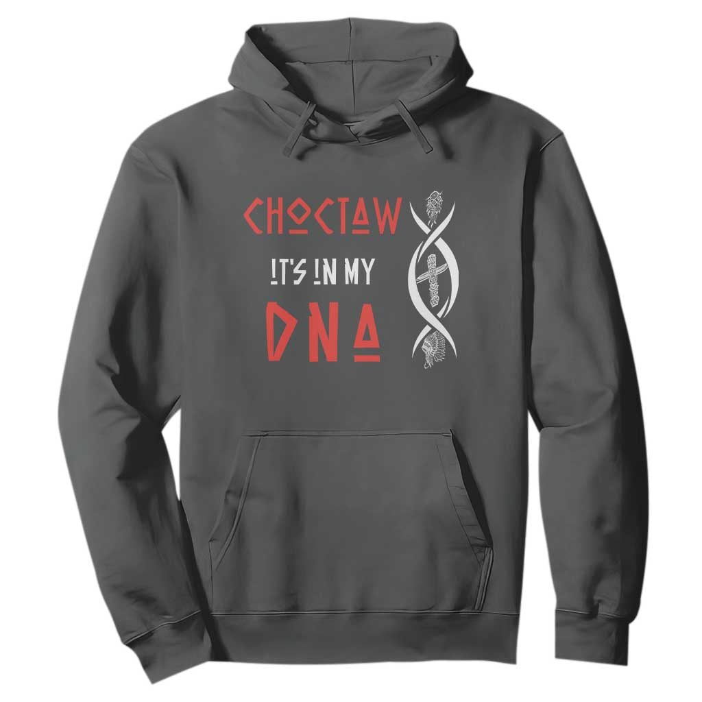 Choctaw Native American DNA Roots Indian Pride Hoodie TS14 Dark Heather Print Your Wear