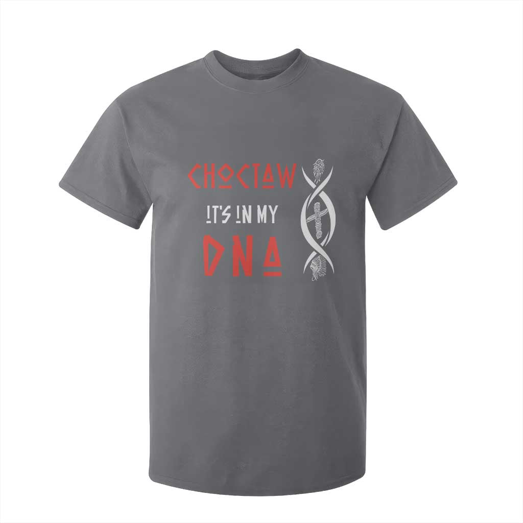 Choctaw Native American DNA Roots Indian Pride T Shirt For Kid TS14 Charcoal Print Your Wear