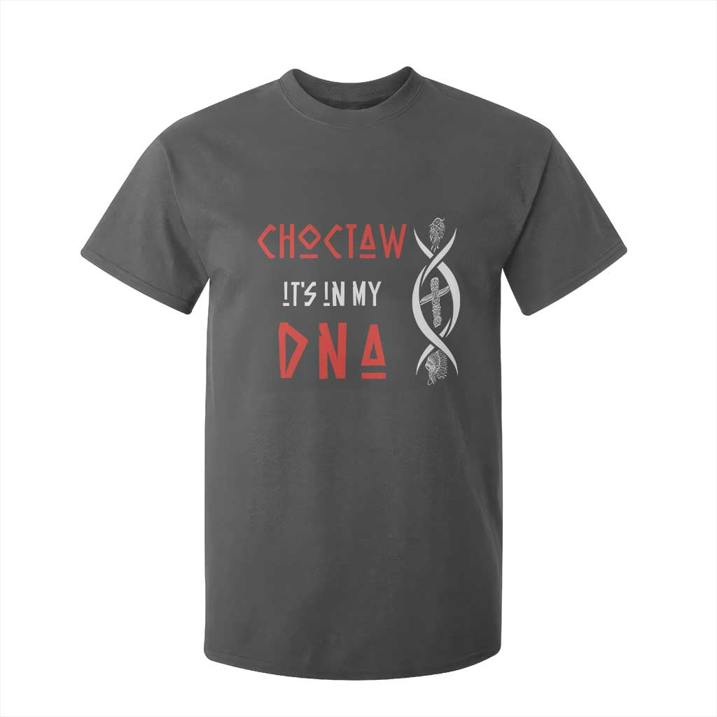 Choctaw Native American DNA Roots Indian Pride T Shirt For Kid TS14 Dark Heather Print Your Wear