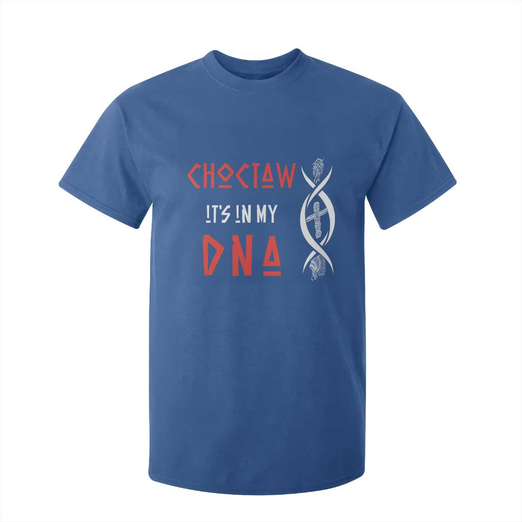 Choctaw Native American DNA Roots Indian Pride T Shirt For Kid TS14 Royal Blue Print Your Wear