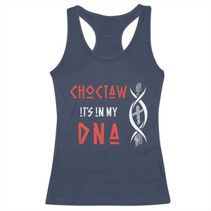 Choctaw Native American DNA Roots Indian Pride Racerback Tank Top TS14 Navy Print Your Wear