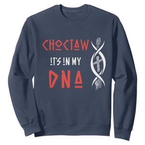 Choctaw Native American DNA Roots Indian Pride Sweatshirt TS14 Navy Print Your Wear