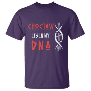 Choctaw Native American DNA Roots Indian Pride T Shirt TS14 Purple Print Your Wear