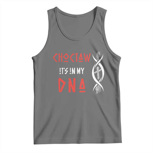 Choctaw Native American DNA Roots Indian Pride Tank Top TS14 Black Heather Print Your Wear