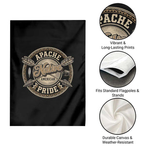 Apache Indian Tribe Pride Garden Flag Proud to be a Native American
