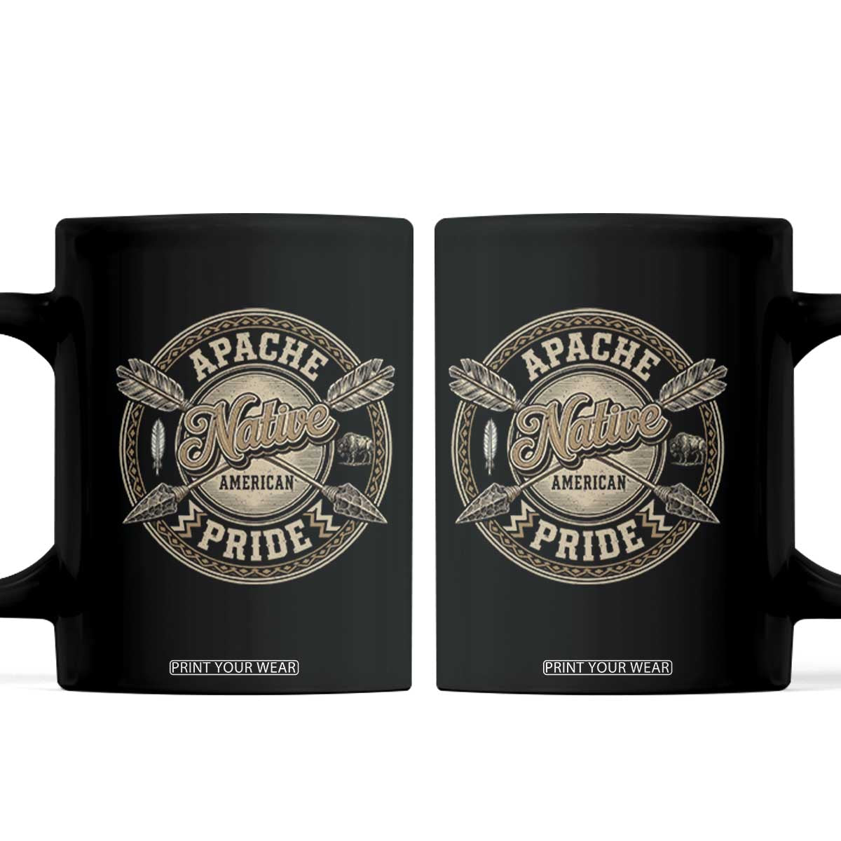 Apache Indian Tribe Pride Coffee Mug Proud to be a Native American