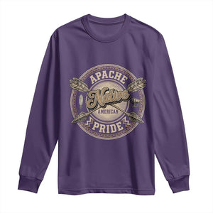 Apache Indian Tribe Pride Long Sleeve Shirt Proud to be a Native American