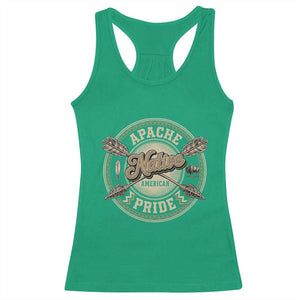 Apache Indian Tribe Pride Racerback Tank Top Proud to be a Native American