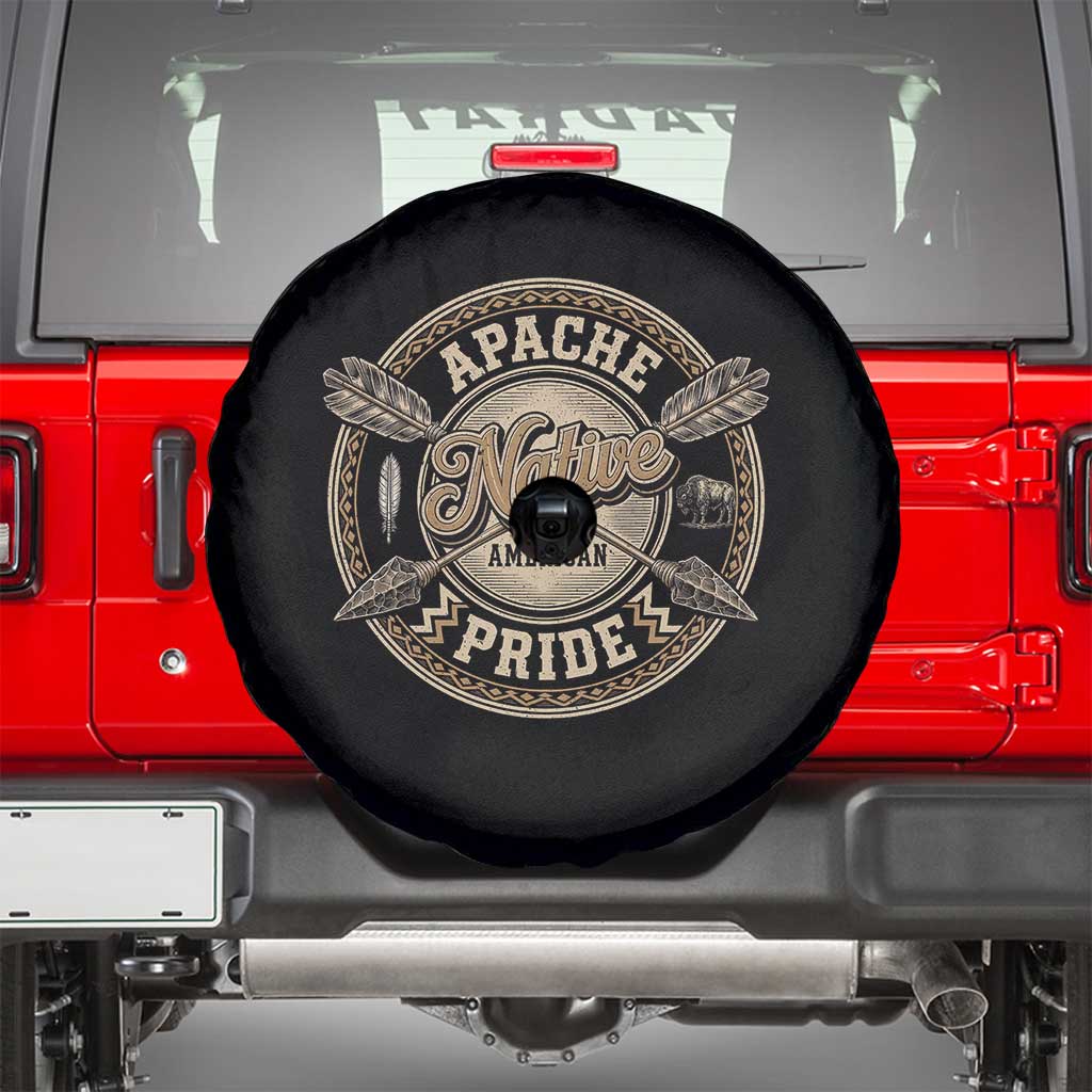 Apache Indian Tribe Pride Spare Tire Cover Proud to be a Native American