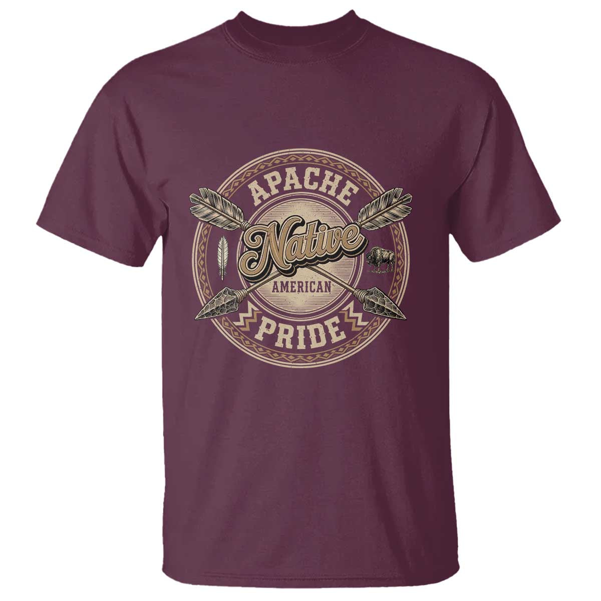 Apache Indian Tribe Pride T Shirt Proud to be a Native American