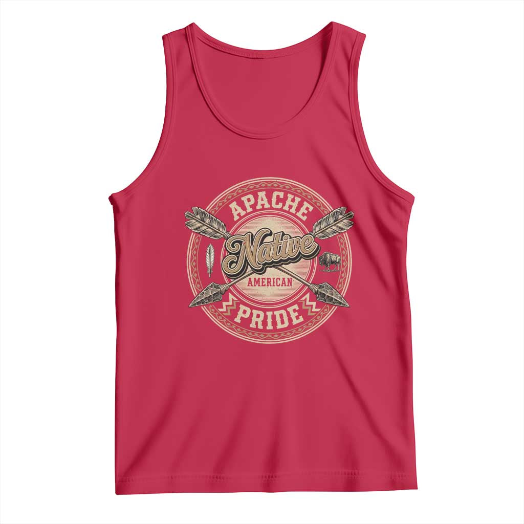 Apache Indian Tribe Pride Tank Top Proud to be a Native American
