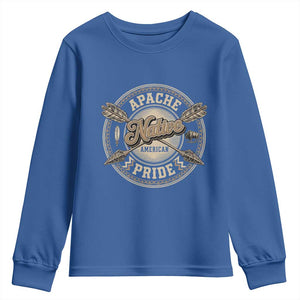 Apache Indian Tribe Pride Youth Sweatshirt Proud to be a Native American