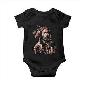 Crazy Horse Lakota Warrior Indian Native American Baby Onesie