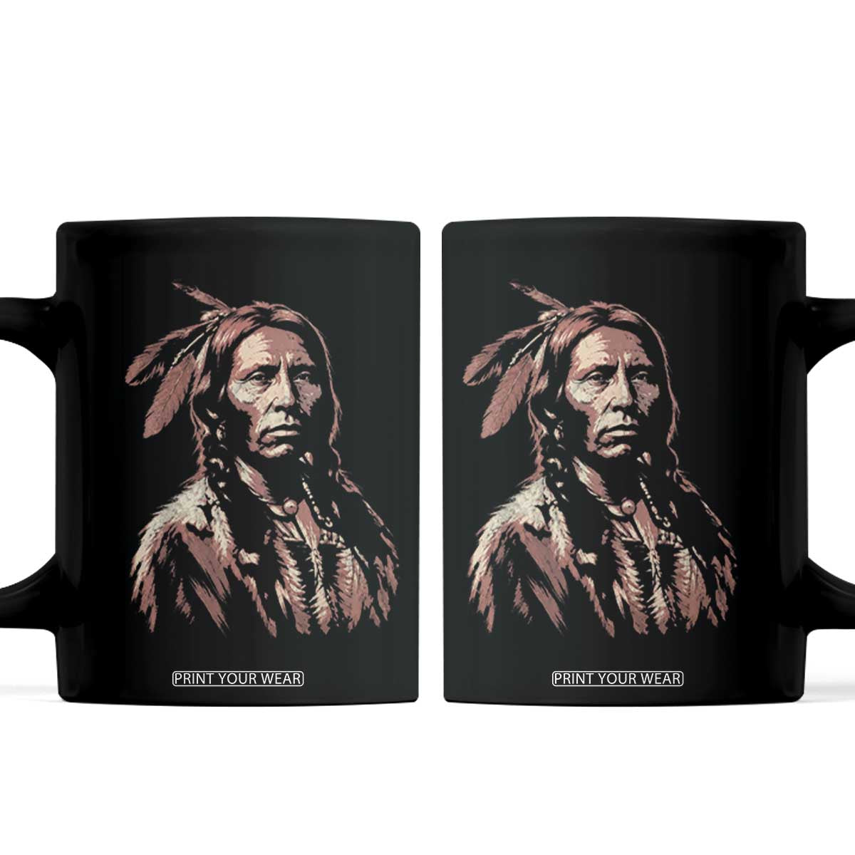Crazy Horse Lakota Warrior Indian Native American Coffee Mug