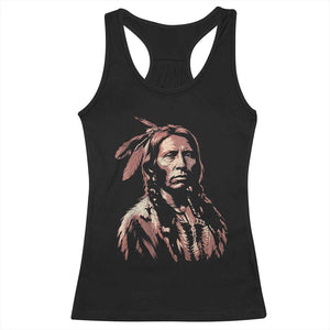 Crazy Horse Lakota Warrior Indian Native American Racerback Tank Top