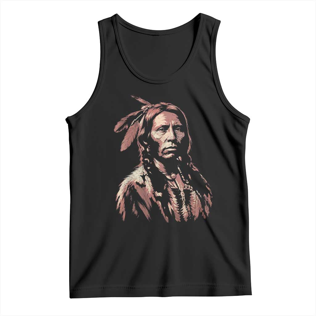 Crazy Horse Lakota Warrior Indian Native American Tank Top
