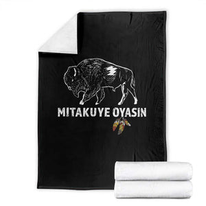 Lakota Tribe Teton Sioux Nation Native American Pride Throw Blanket TS14 Black Print Your Wear