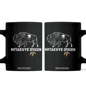 Lakota Tribe Teton Sioux Nation Native American Pride Coffee Mug TS14 Black Print Your Wear