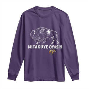 Lakota Tribe Teton Sioux Nation Native American Pride Long Sleeve Shirt TS14 Purple Print Your Wear