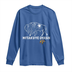 Lakota Tribe Teton Sioux Nation Native American Pride Long Sleeve Shirt TS14 Royal Blue Print Your Wear