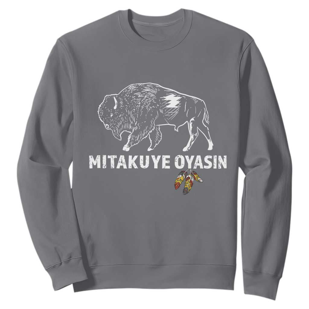 Lakota Tribe Teton Sioux Nation Native American Pride Sweatshirt TS14 Charcoal Print Your Wear