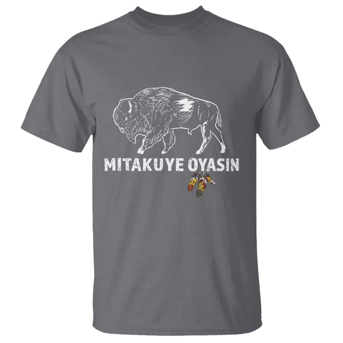 Lakota Tribe Teton Sioux Nation Native American Pride T Shirt TS14 Charcoal Print Your Wear