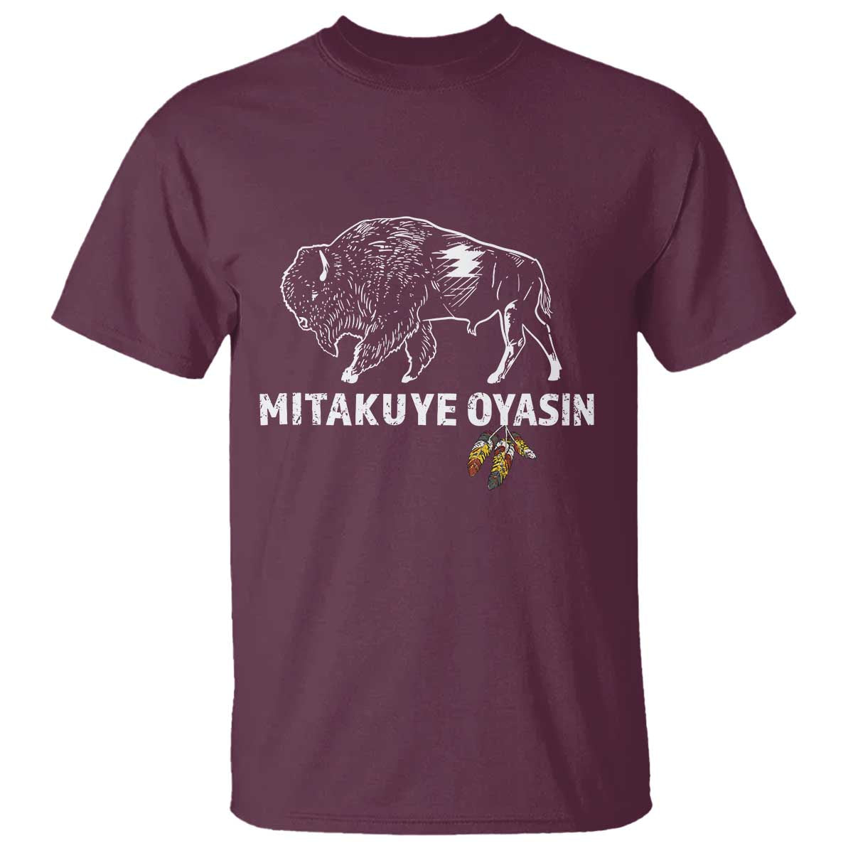 Lakota Tribe Teton Sioux Nation Native American Pride T Shirt TS14 Maroon Print Your Wear