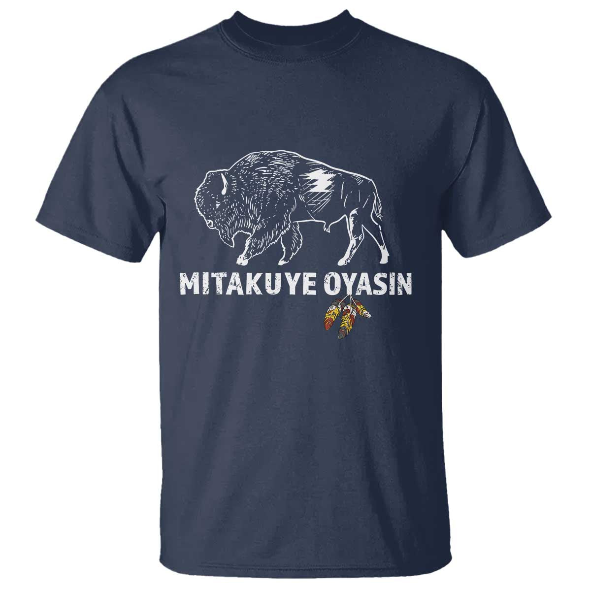 Lakota Tribe Teton Sioux Nation Native American Pride T Shirt TS14 Navy Print Your Wear